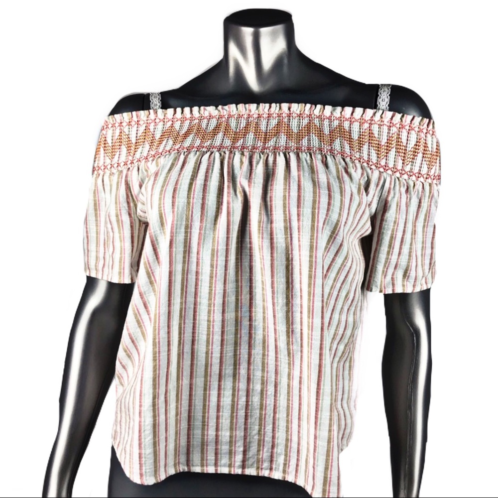 Sweet Wanderer Off Shoulder Top Sz Medium
